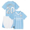 Conjunto (Camiseta+Pantalón Corto) Manchester City 2023-24 Bernardo 20 Primera Equipación - Niño